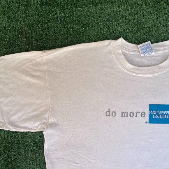 Vintage Y2K American Express Shirt AMEX Card Logo Tee - Picture 2 of 5